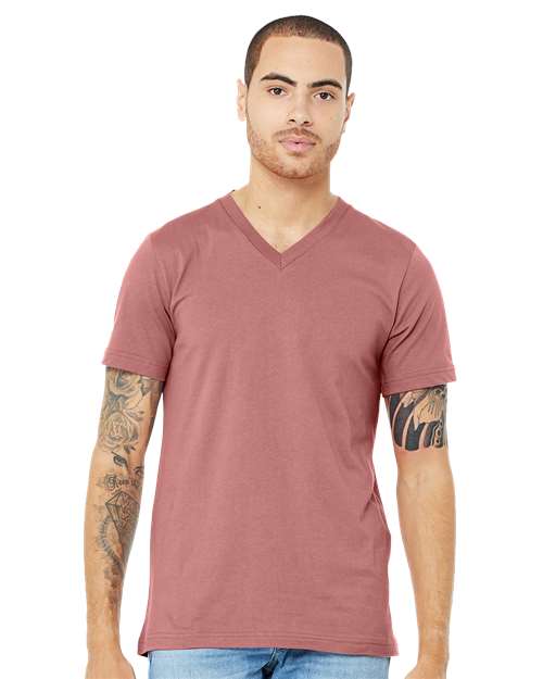 Unisex Jersey V-Neck Tee - 3005 4