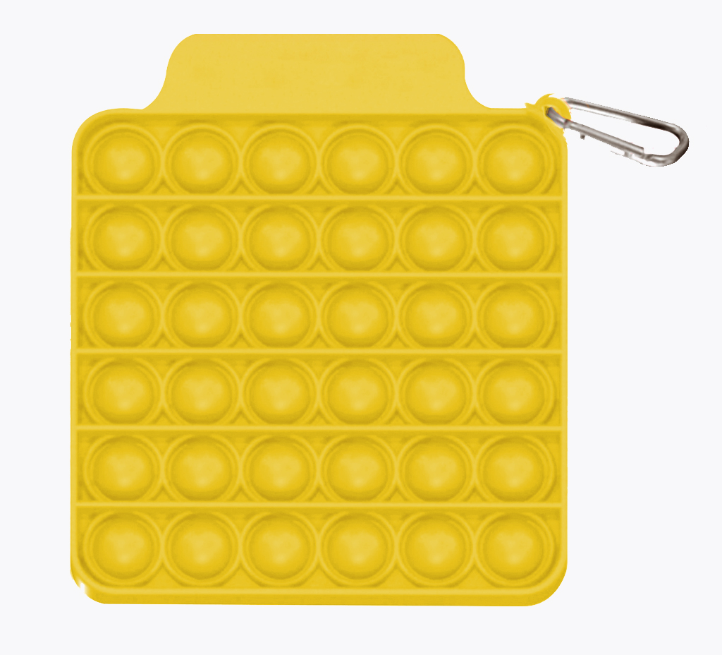 Pop It Fidget Toy - Square w/ Carabiner 4