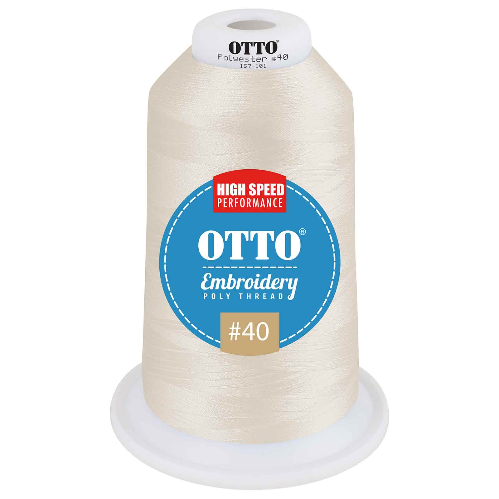 OTTO Embroidery Poly Thread #40 5,500 yd. King Cone 155