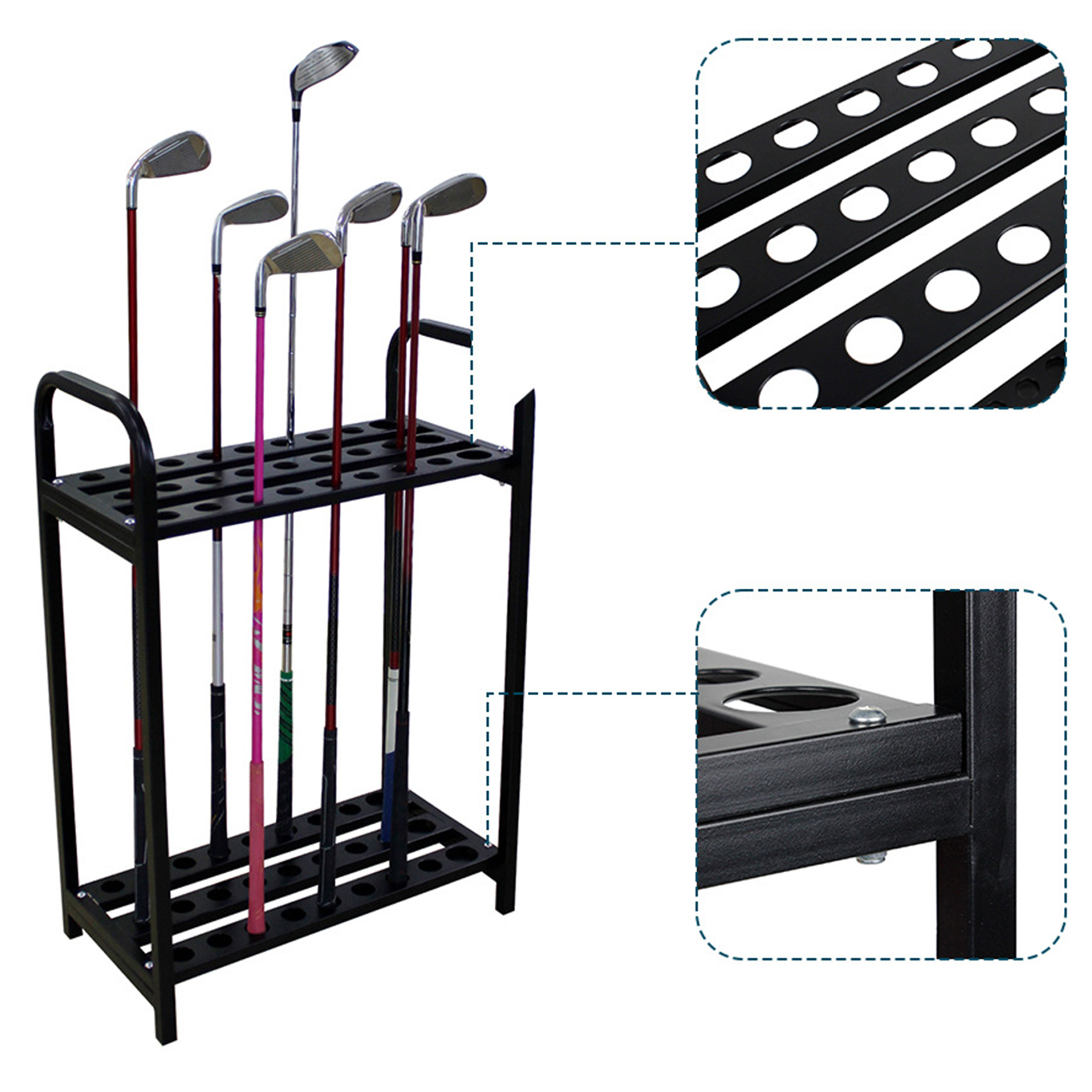 Stainless Steel Golf 27 Hole Golf Club Frame 3