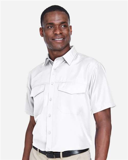 Men's Key West Short Sleeve Performance Staff Shirt - M580 21
