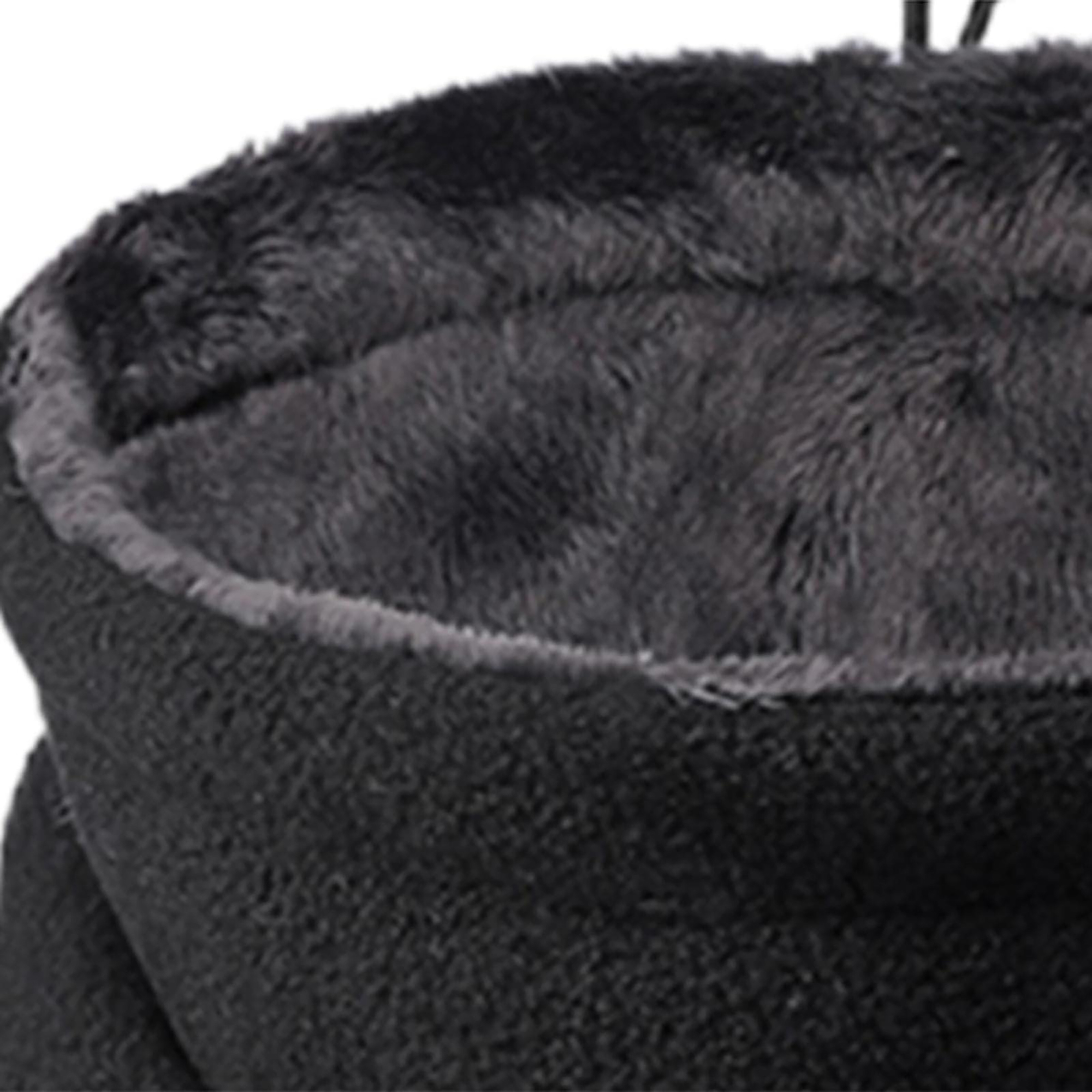 Adjustable Fleece Neck Warmer with Drawstring 1