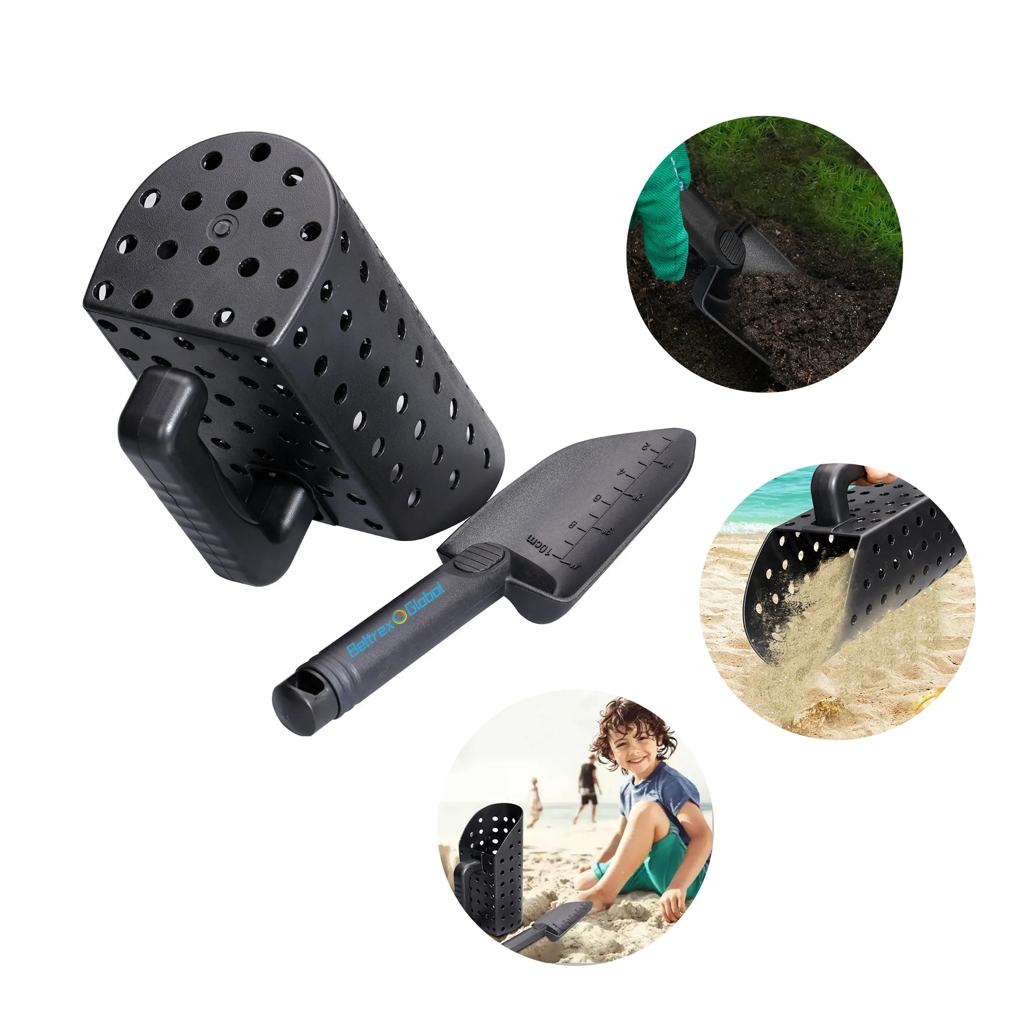 Plastic Sand Sifter Scoop with Shovel for Beach Play 5