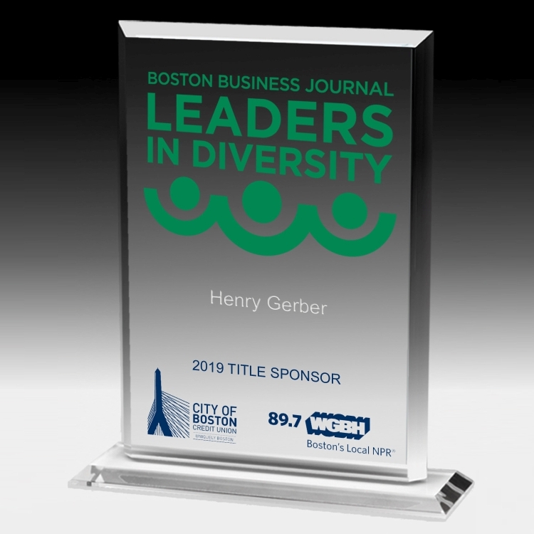Screen Printed Acrylic Billboard Award - 8 1/4" 3