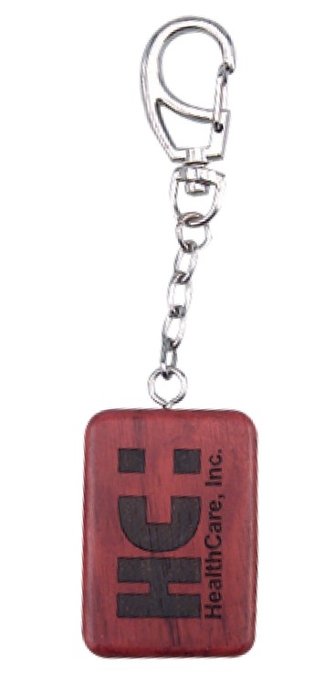 Rectangle Wood Key Tag 2