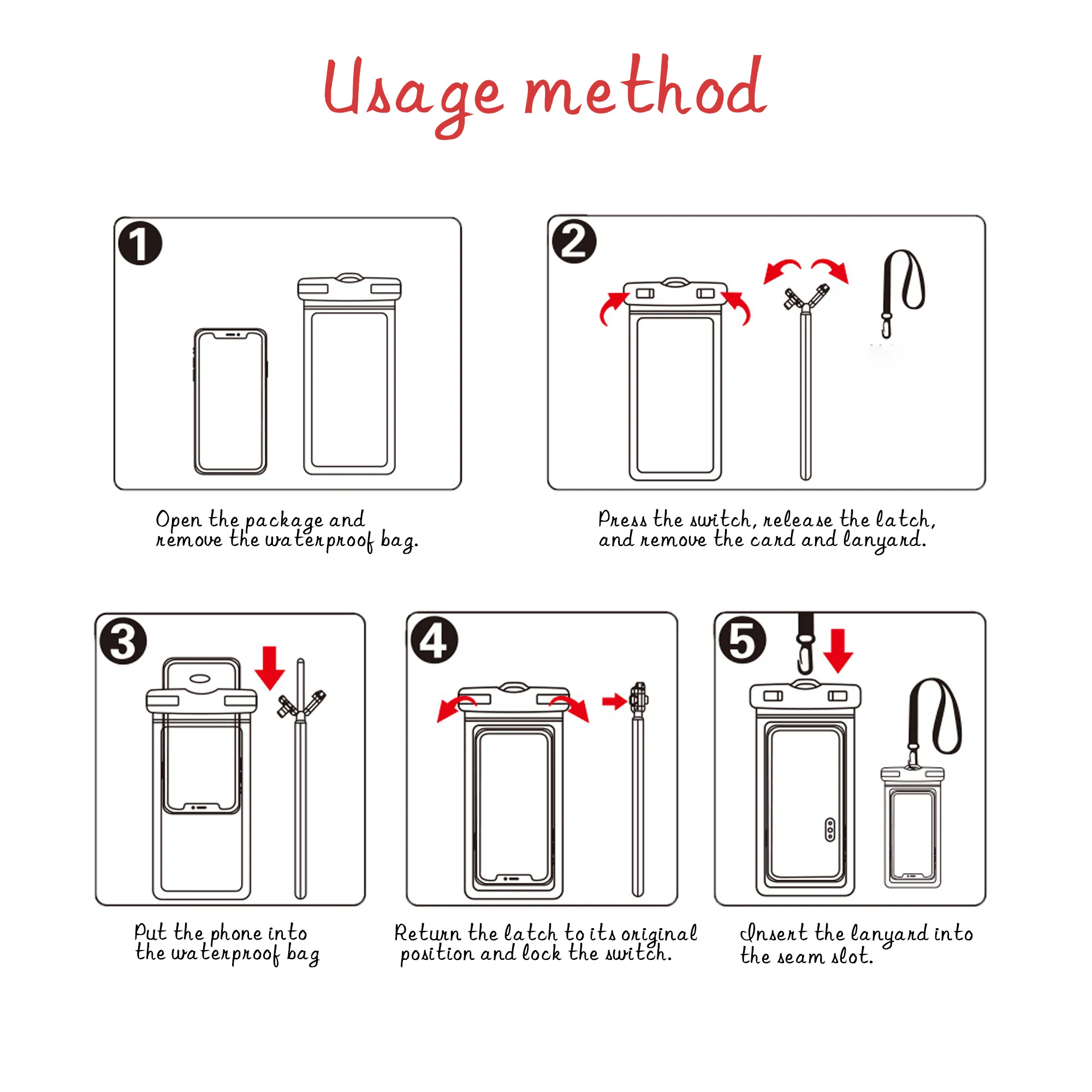Touchscreen Waterproof Phone Pouch 3