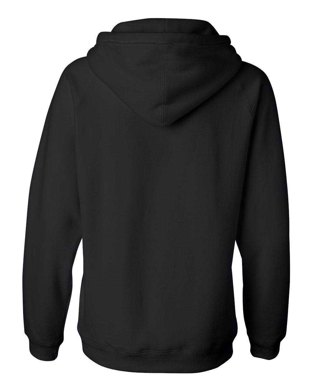 Women's Sueded V-Neck Hooded Sweatshirt - 8836 8