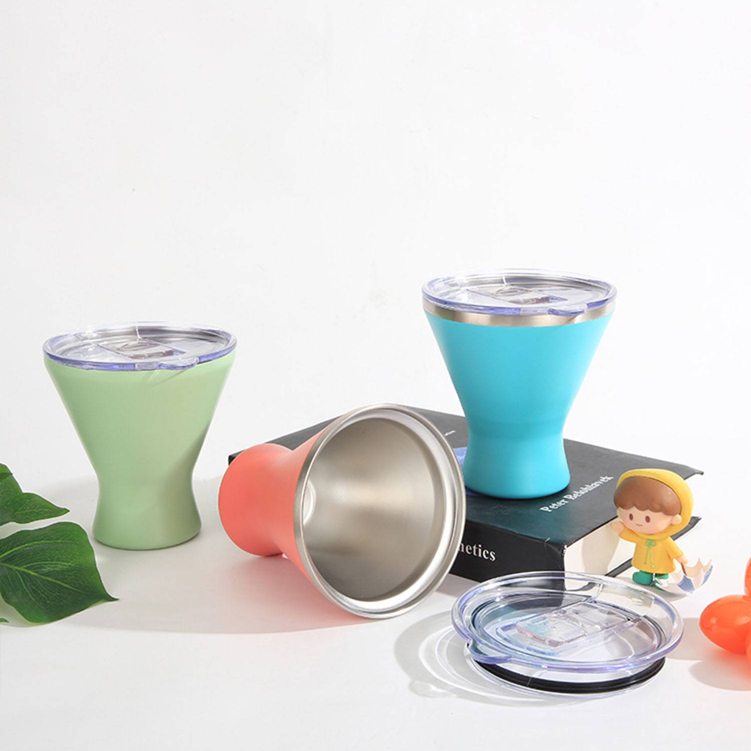 10oz Travel Mini Stainless Steel Car Water Glass Martini Cup 1