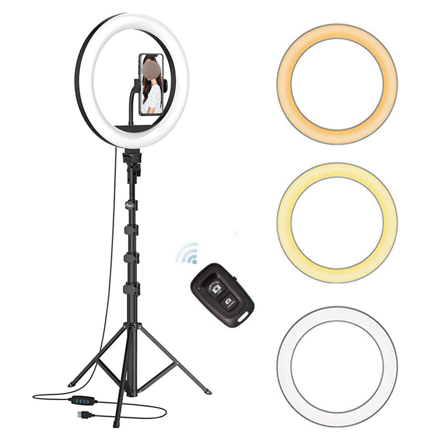 12" LED Ring Light with Adjustable Tripod 1