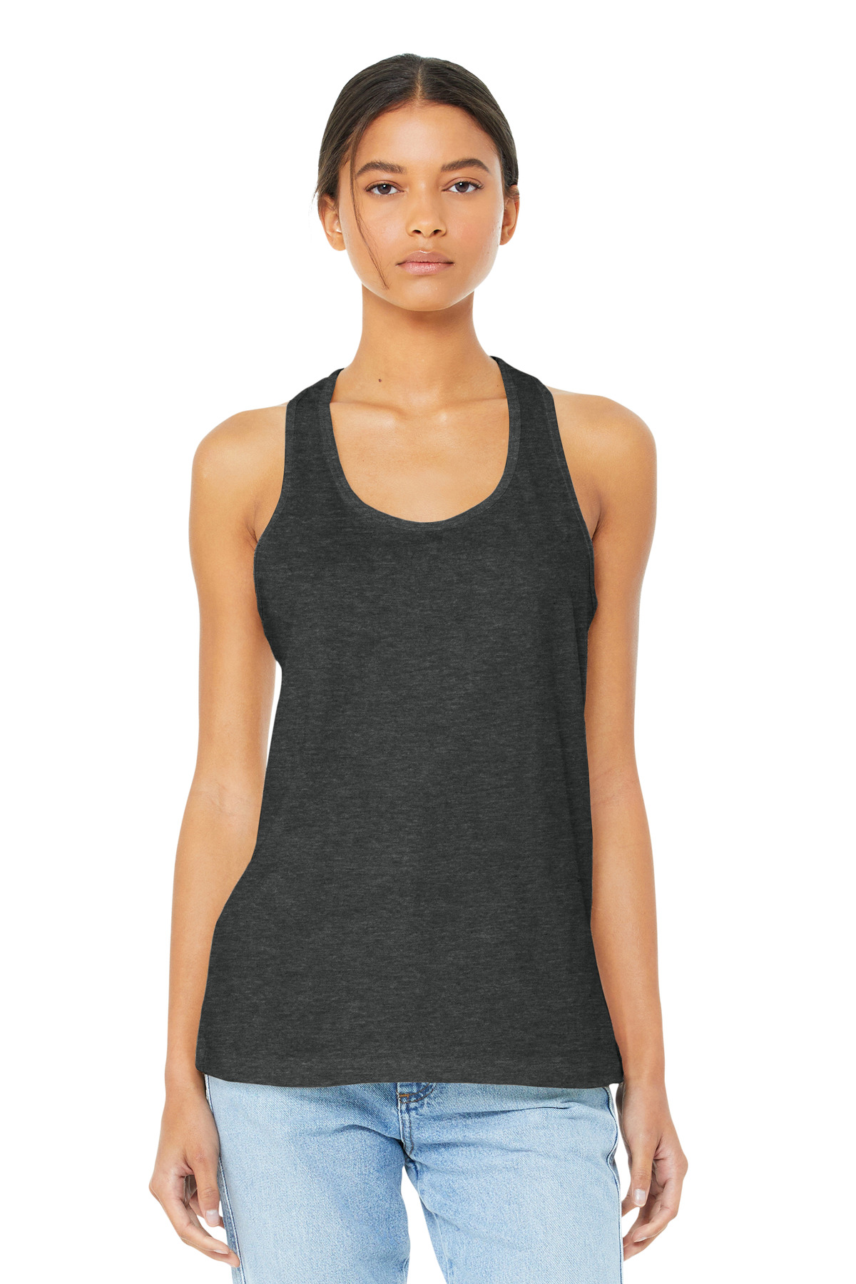 BELLA+CANVAS Women's Jersey Racerback Tank. BC6008 15