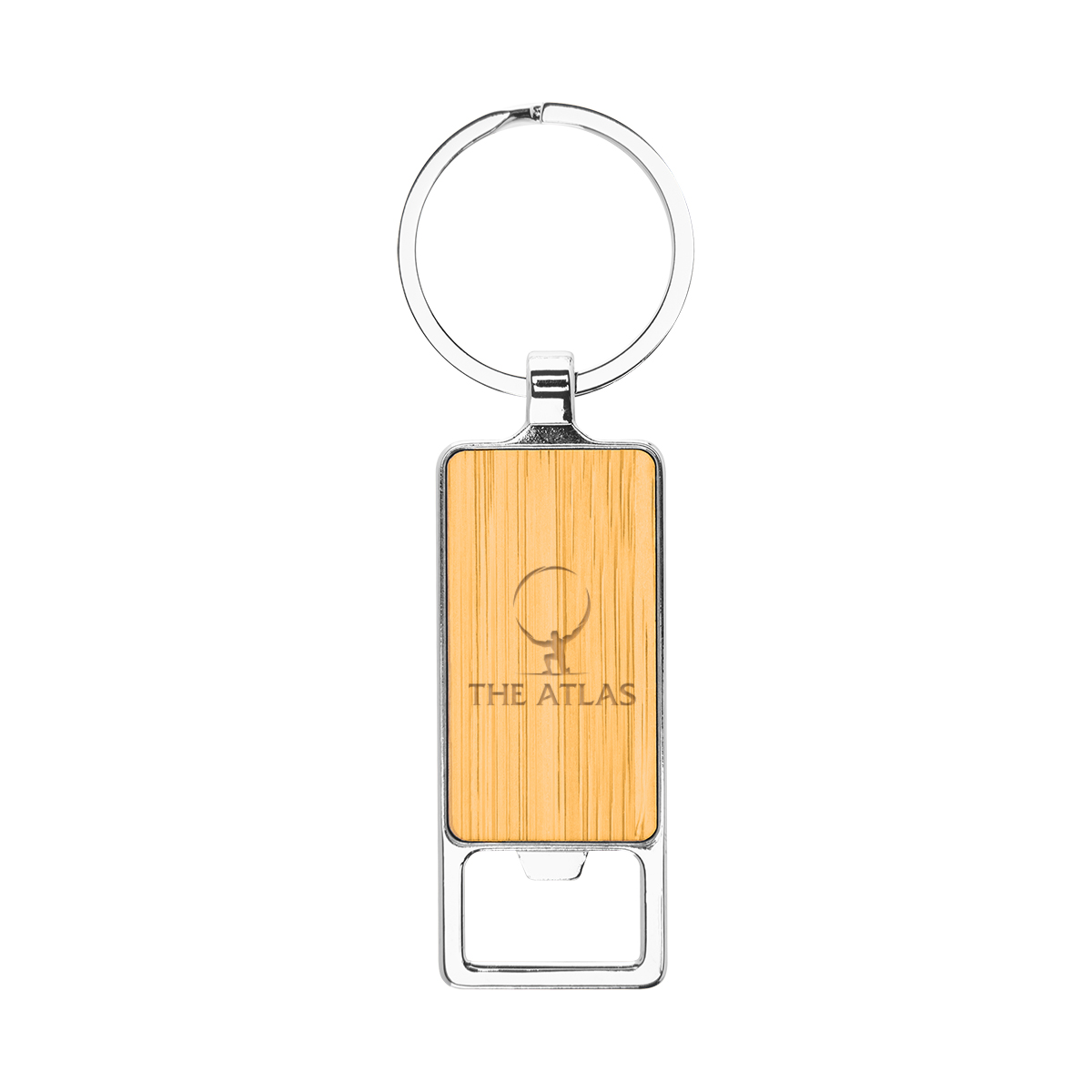 Bristol Bamboo Key Tag With Bottle Opener 4
