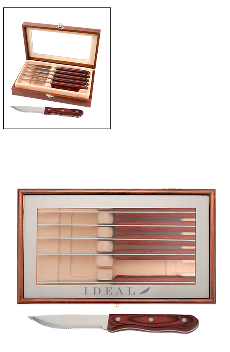 Manchurian Ash 6-Piece Steak Knife Set 8