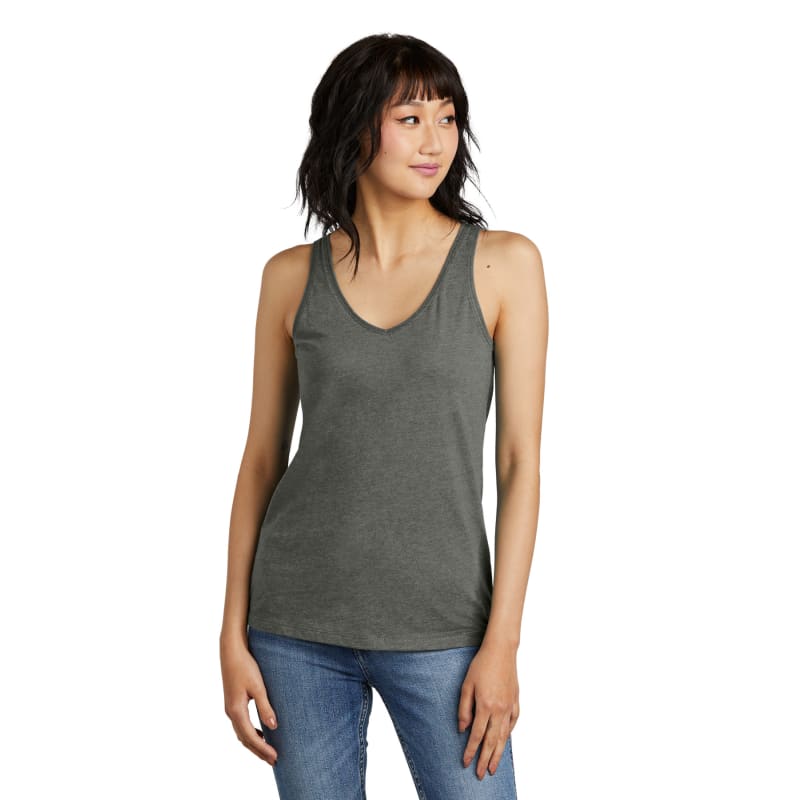 District Women's Perfect Blend CVC V-Neck Tank 30