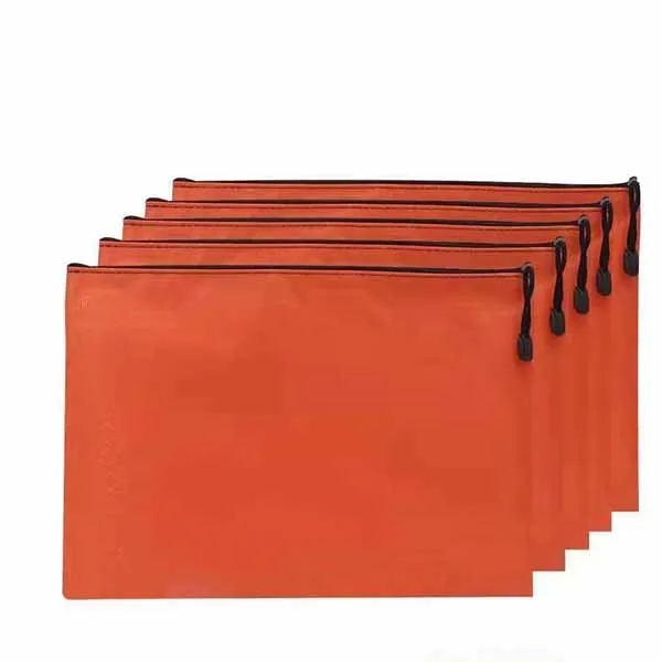Portable Water Resistant Document Envelope With Zipper 5