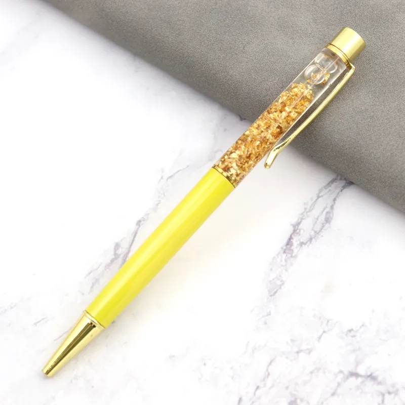 Luxury Flow Oil Crystal Metal Pen 9