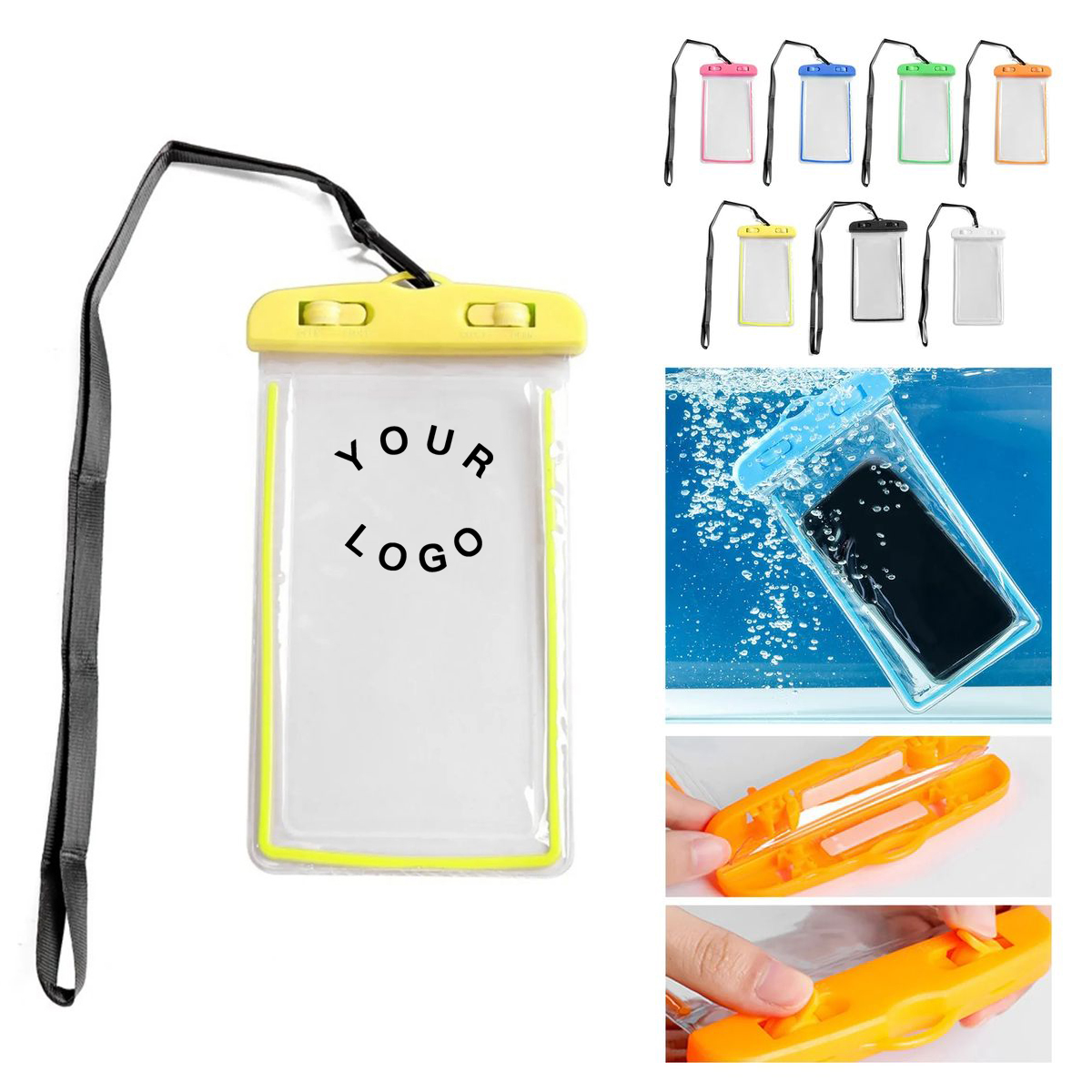 PVC Waterproof Phone Pouch for Outdoor Use 5