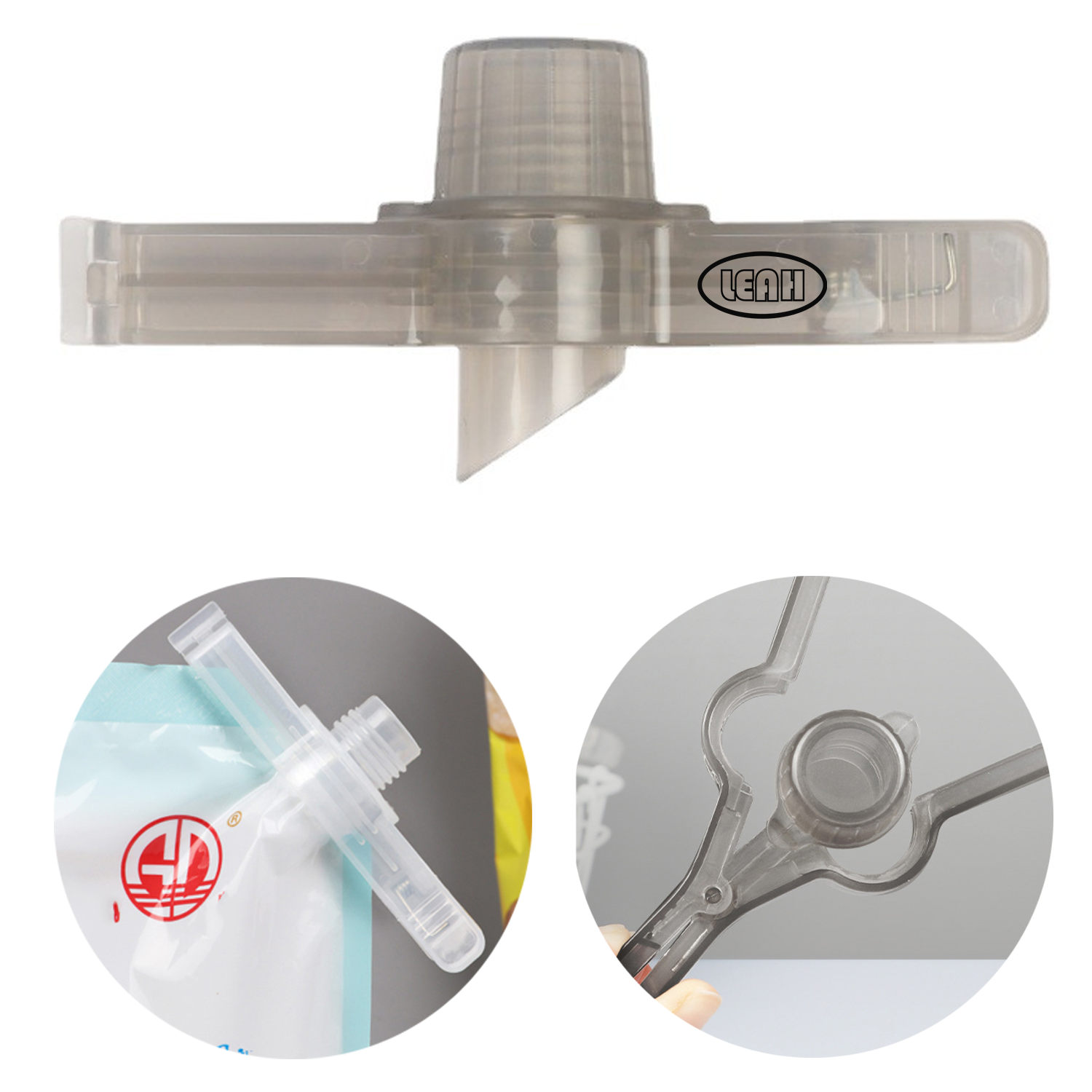Food Storage Sealing Bag Clips With Spouts 2