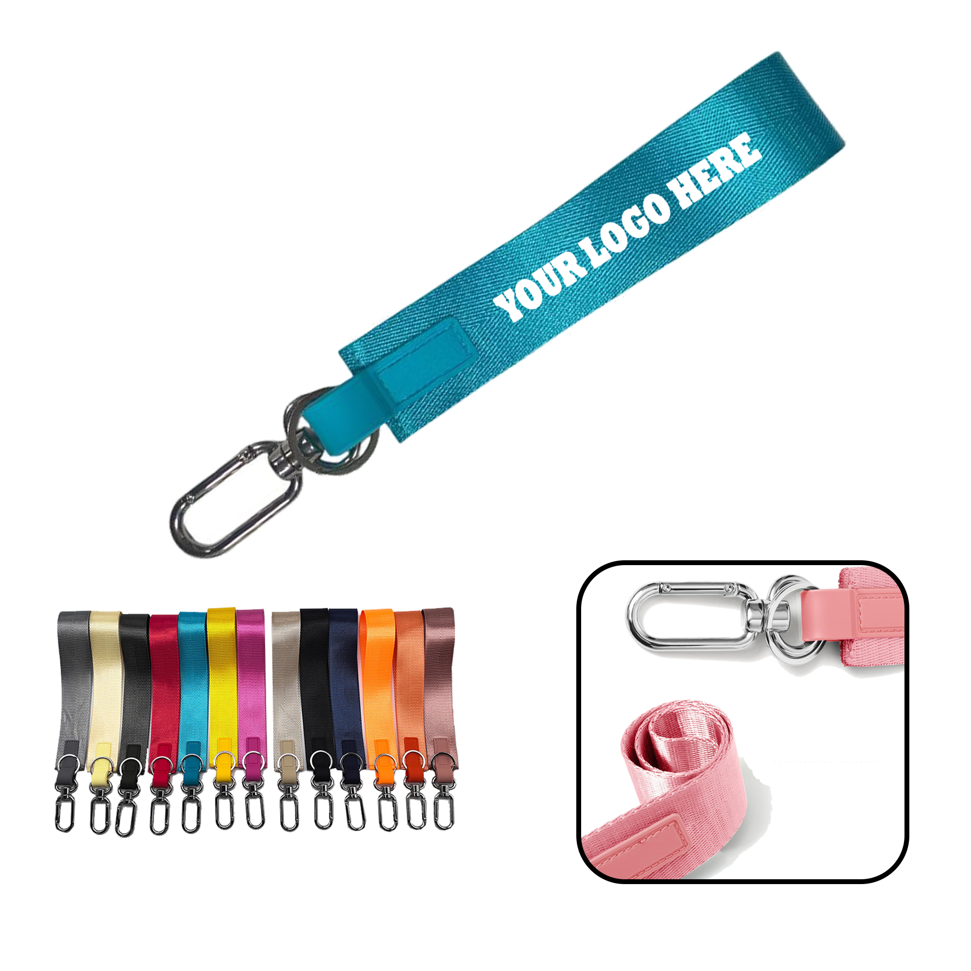 MOQ 20 PCS Custom Wrist Lanyard 2