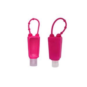 Sanitizer Flip Up Empty Dispenser Bottle With Adjustable Strap 32