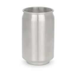 Melange 17 oz Brushed Stainless Can Shaped Cup 1