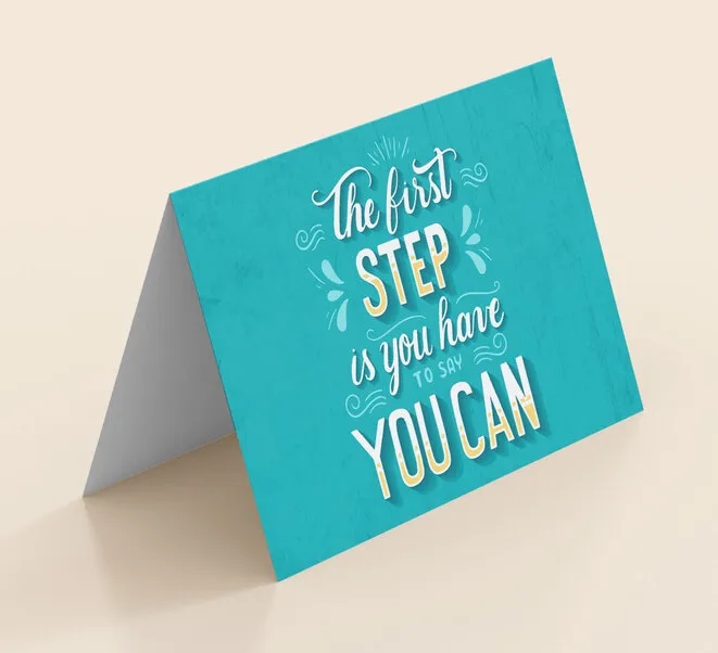 Folded Note Cards (6" x 8" Folds to 6" x 4") 1