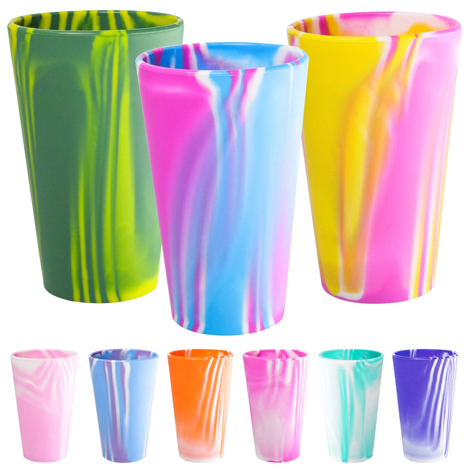 Camo Reusable Washable Silicone Cups 1