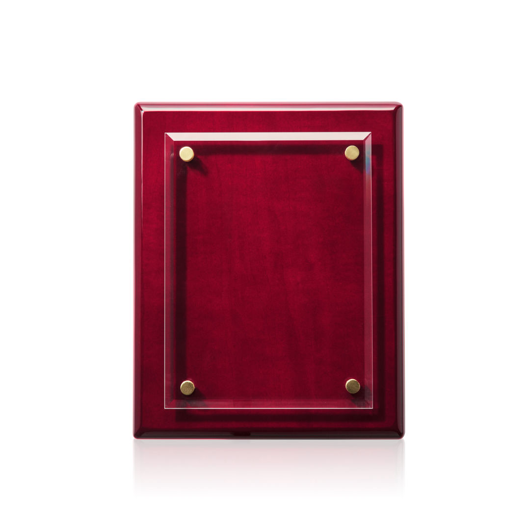 Caledon Plaque - Rosewood/Gold 2
