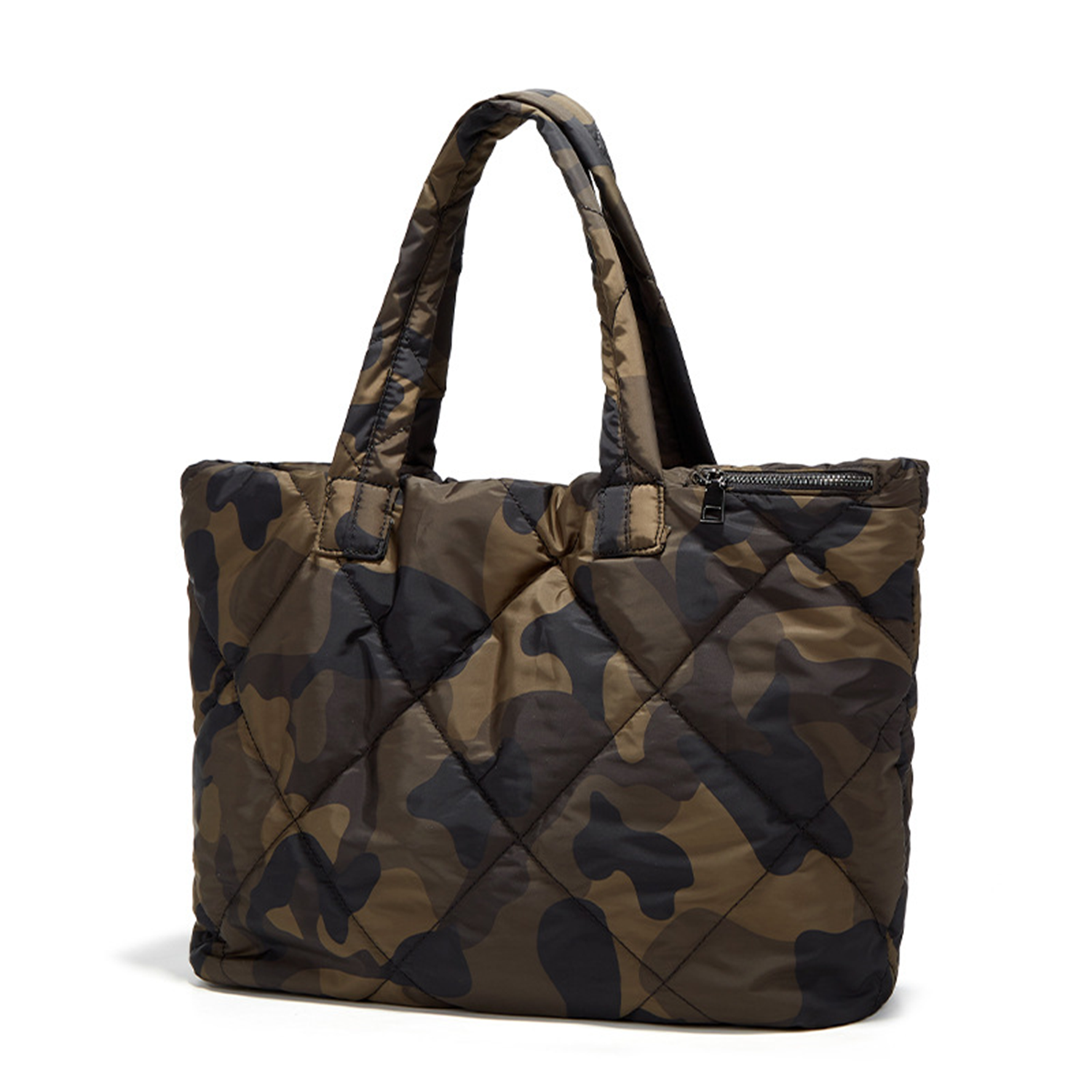 Women's Casual Large Capacity Camouflage Padded Tote Bag 6