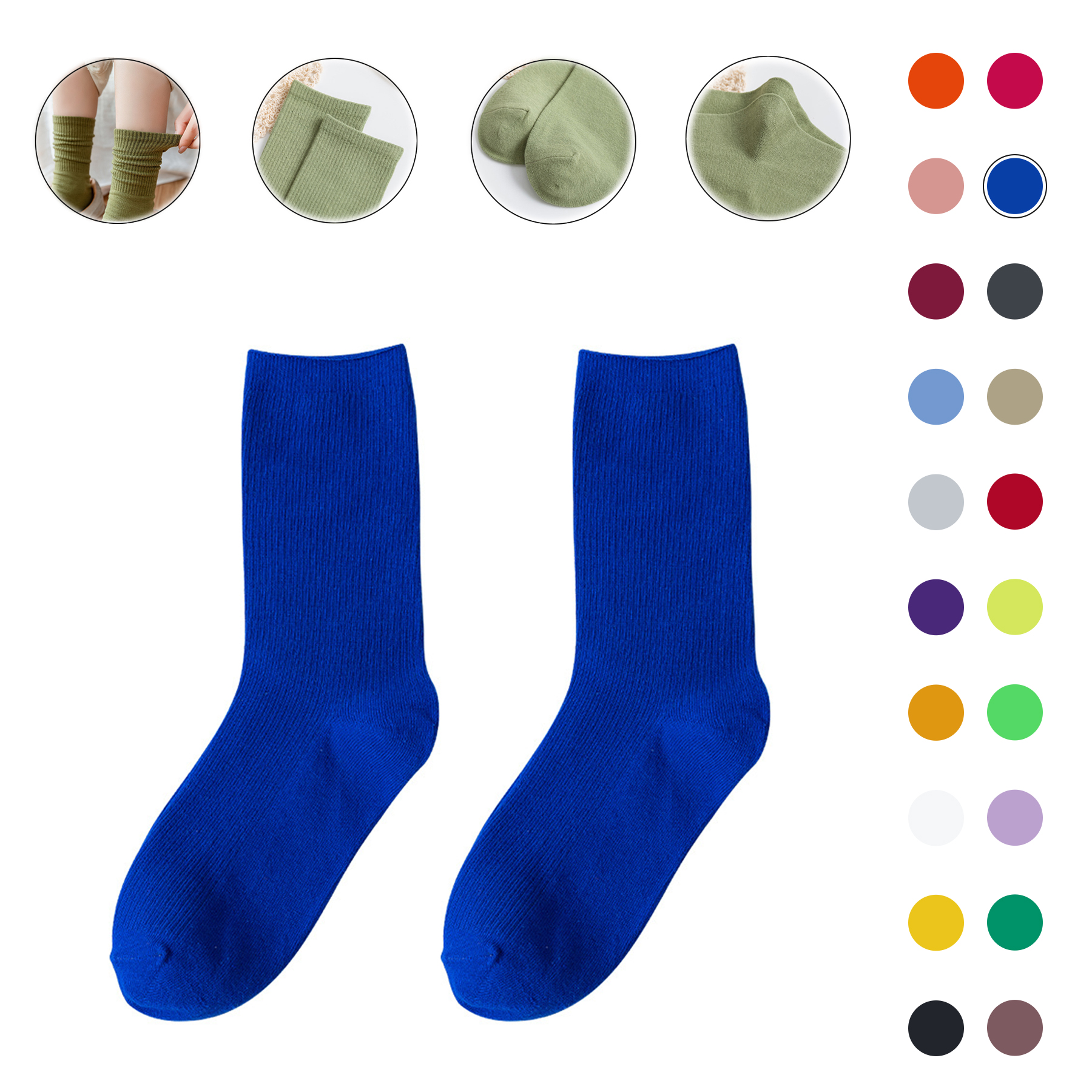 Cotton Women Stripes Socks 2