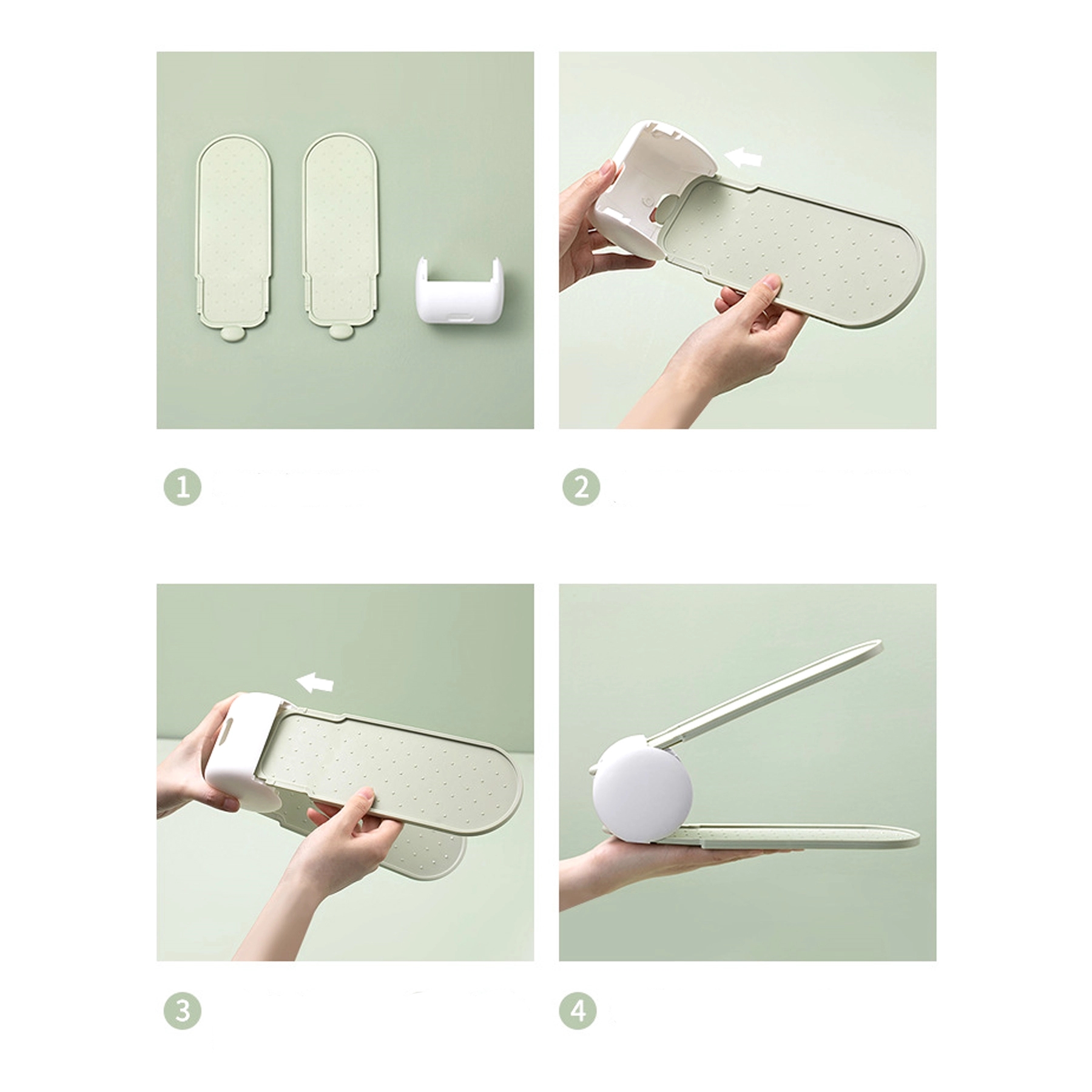 Adjustable Double-Layer Shoe Bracket 2