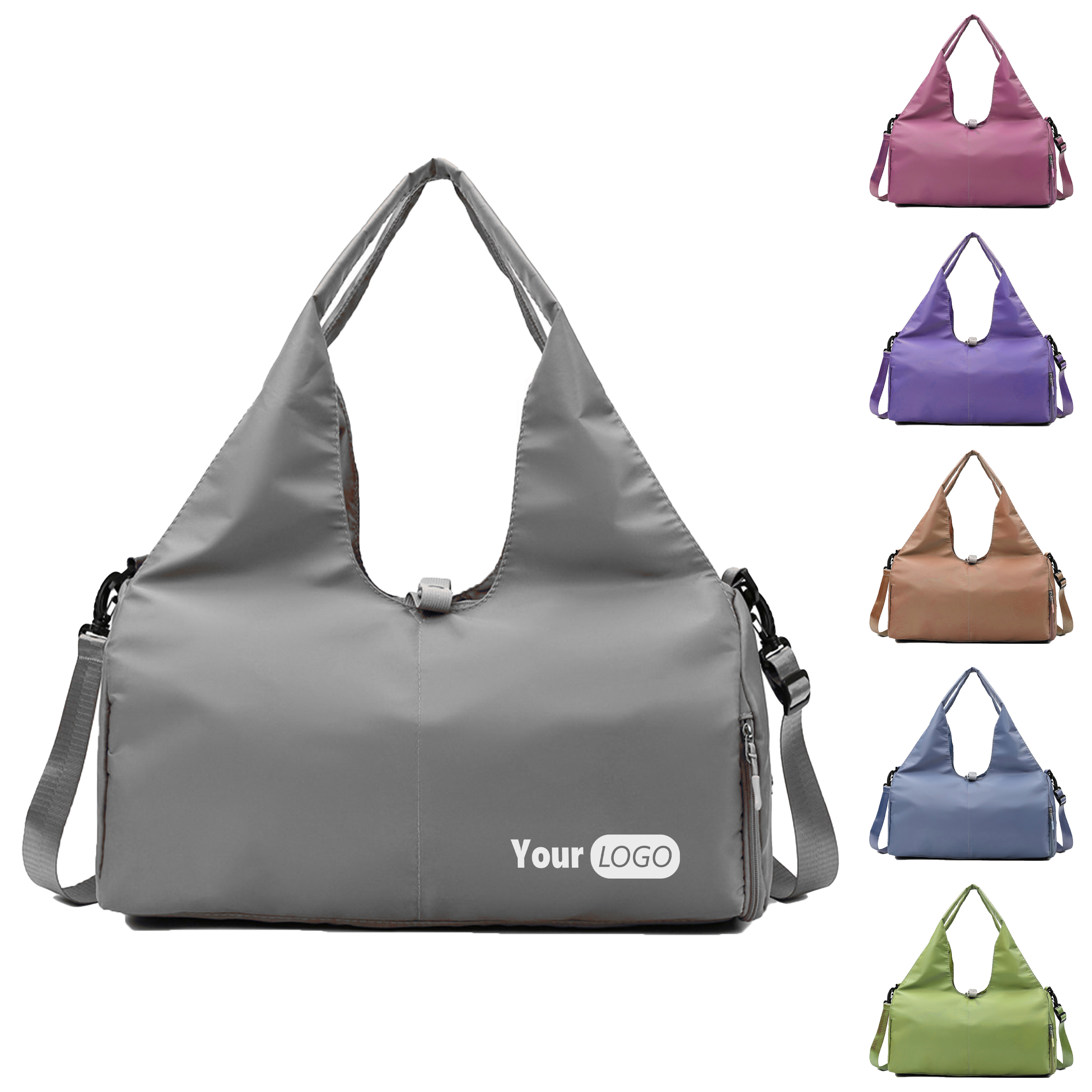 Oxford All-In-One Tote Bag With Separate Shoe Compartment 3