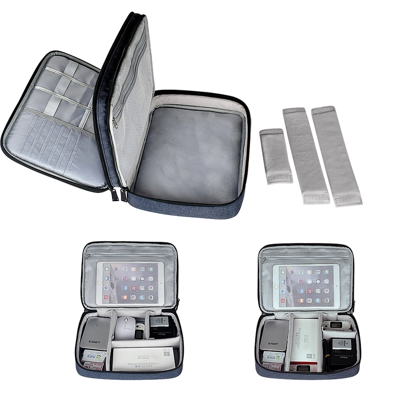 Dual Layers Travel Gear/ / Tech Accessories Organizer Bag 9