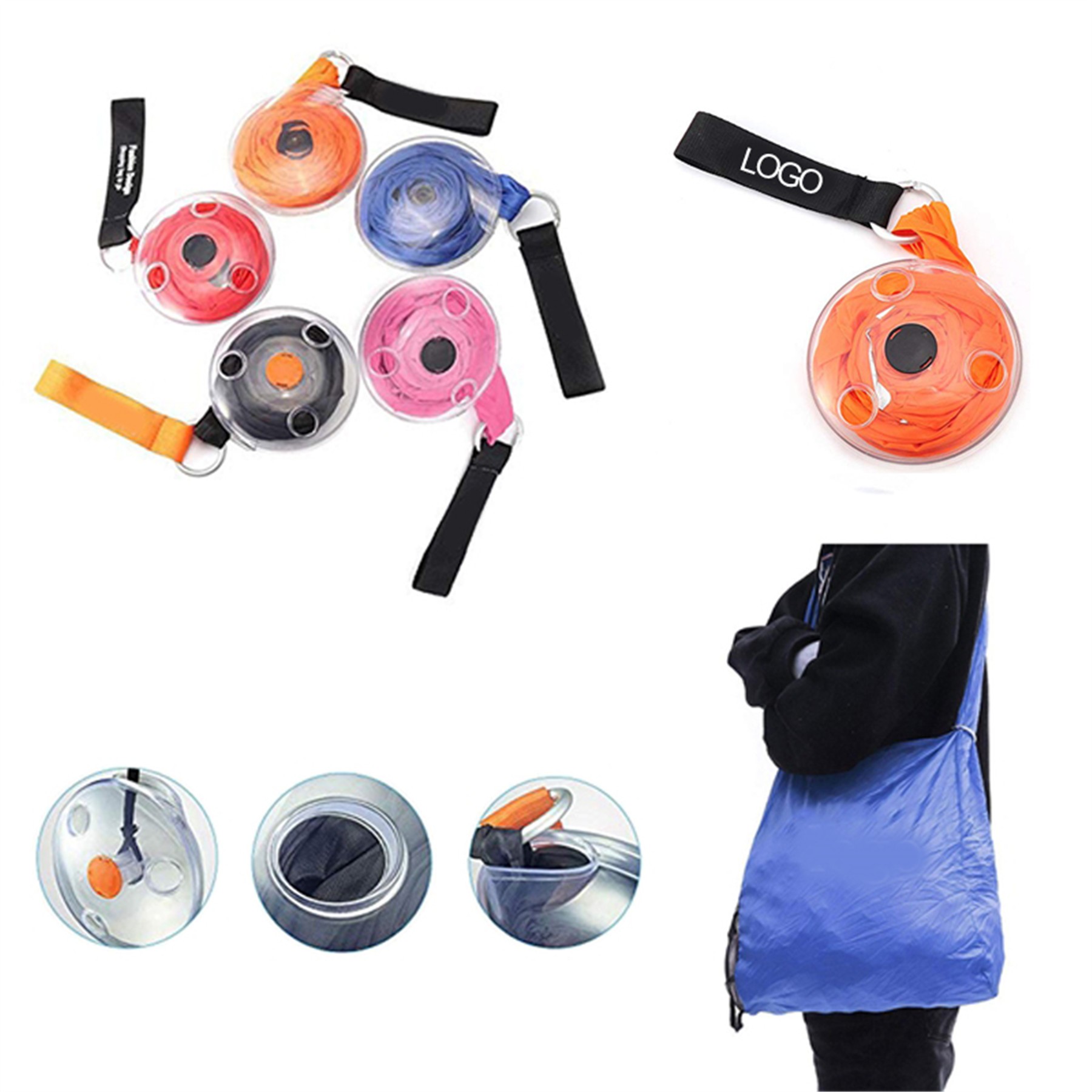 Disc Shopping Bag,Folding Storage Bag 2