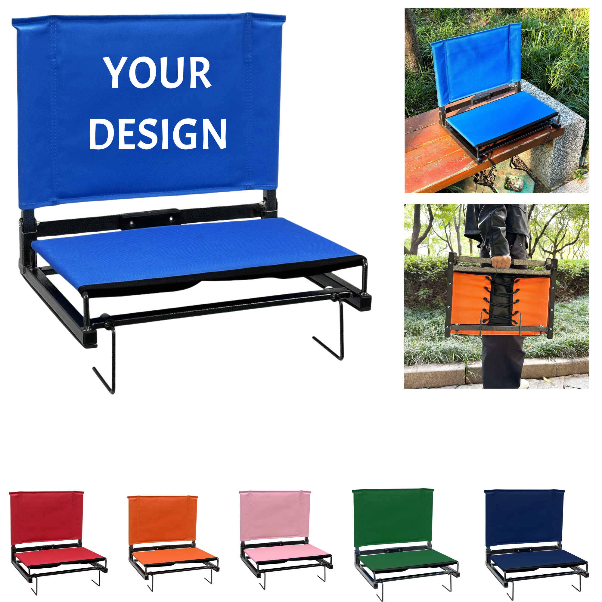 Outdoor Bleacher Portable Folding Stadium Seat 2