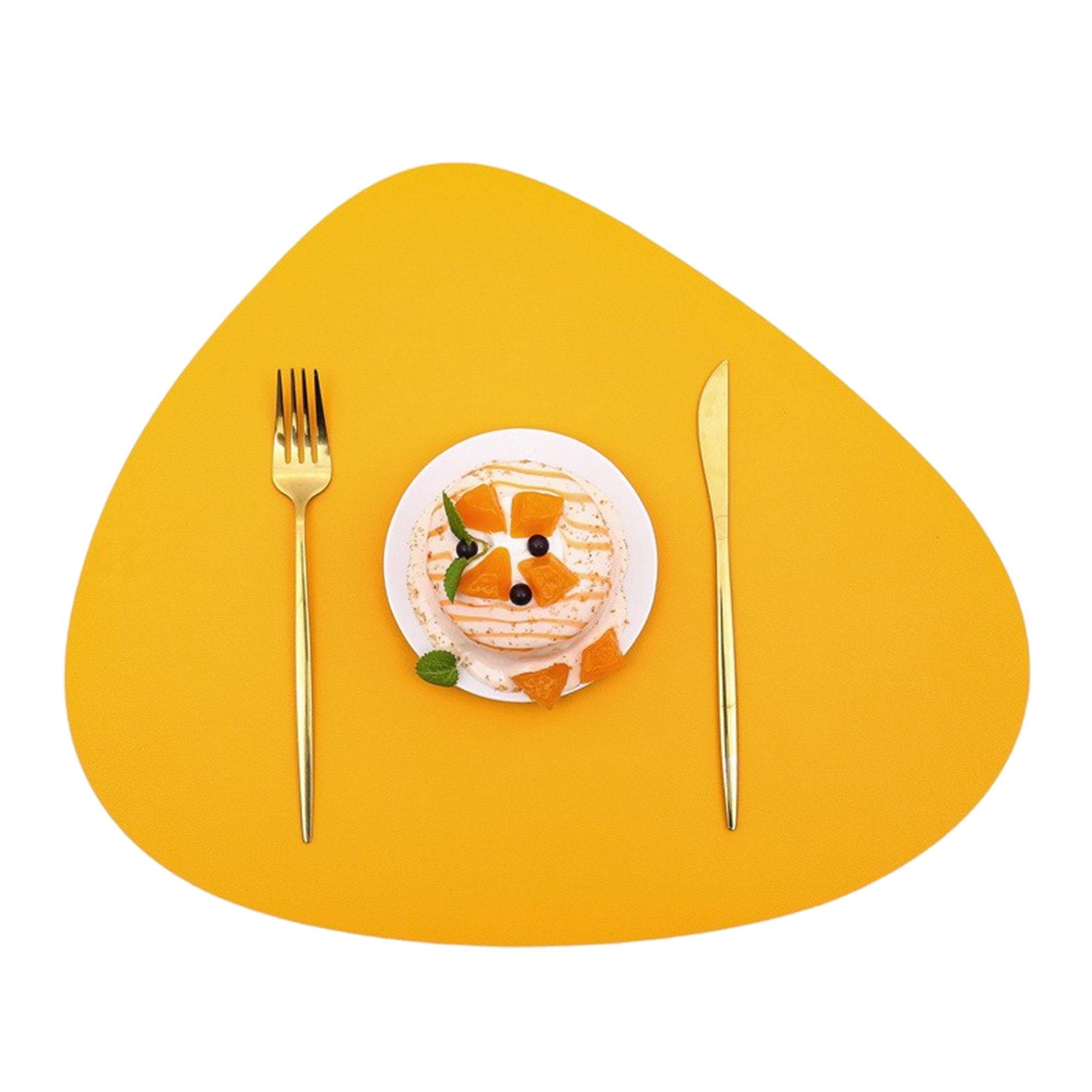 Waterdrop Shape Dual Color Placemat 11