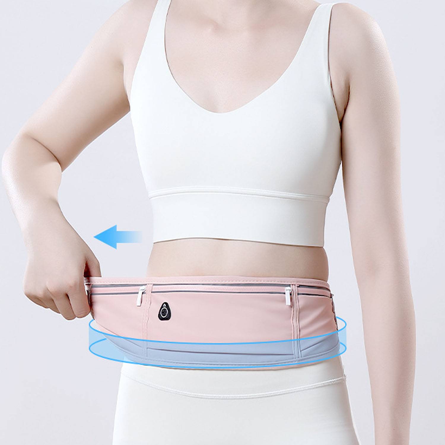 Breathable Waterproof Sports Waist Bag w/ Reflective Strip 7