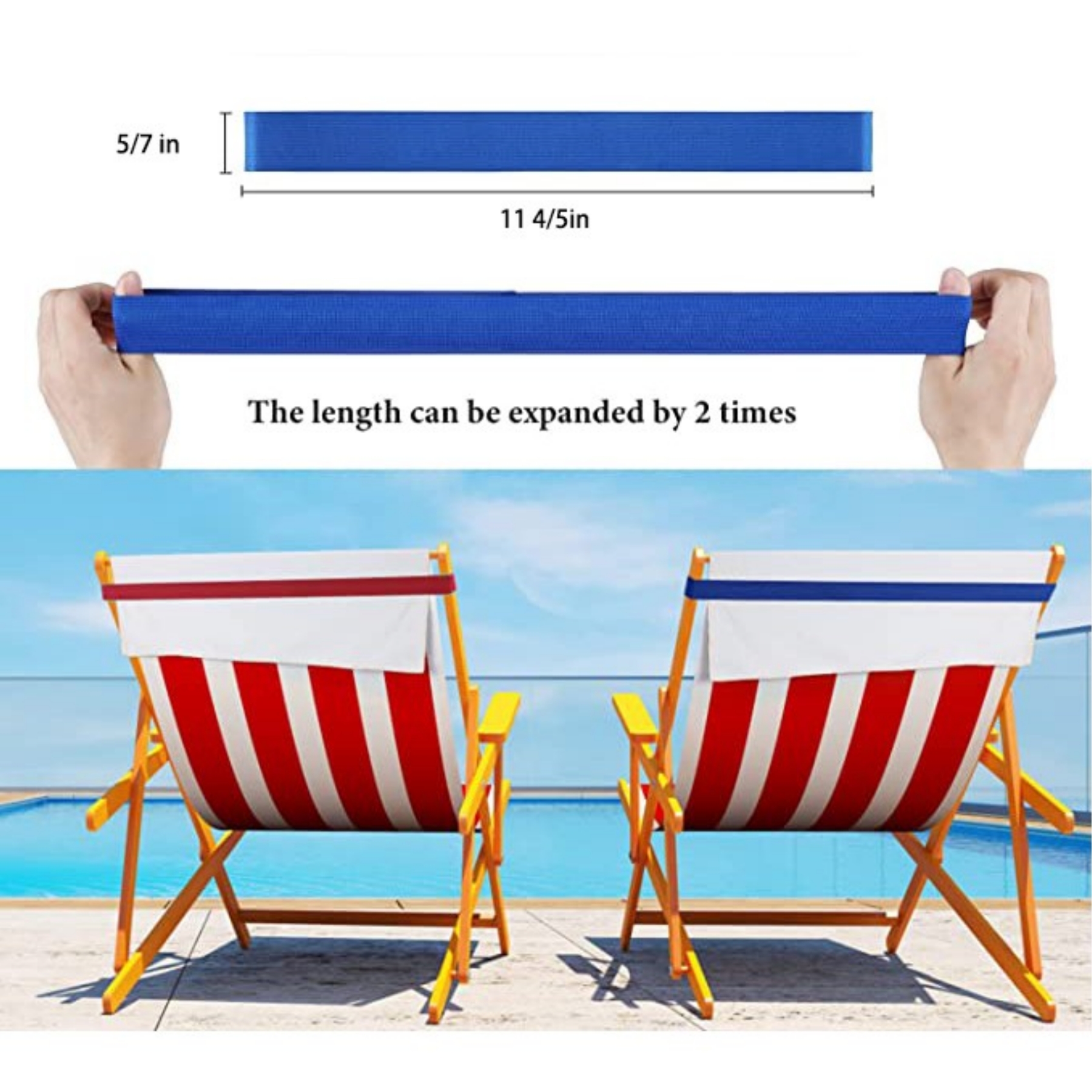 Silicone Beach Towel Bands/Clips 2