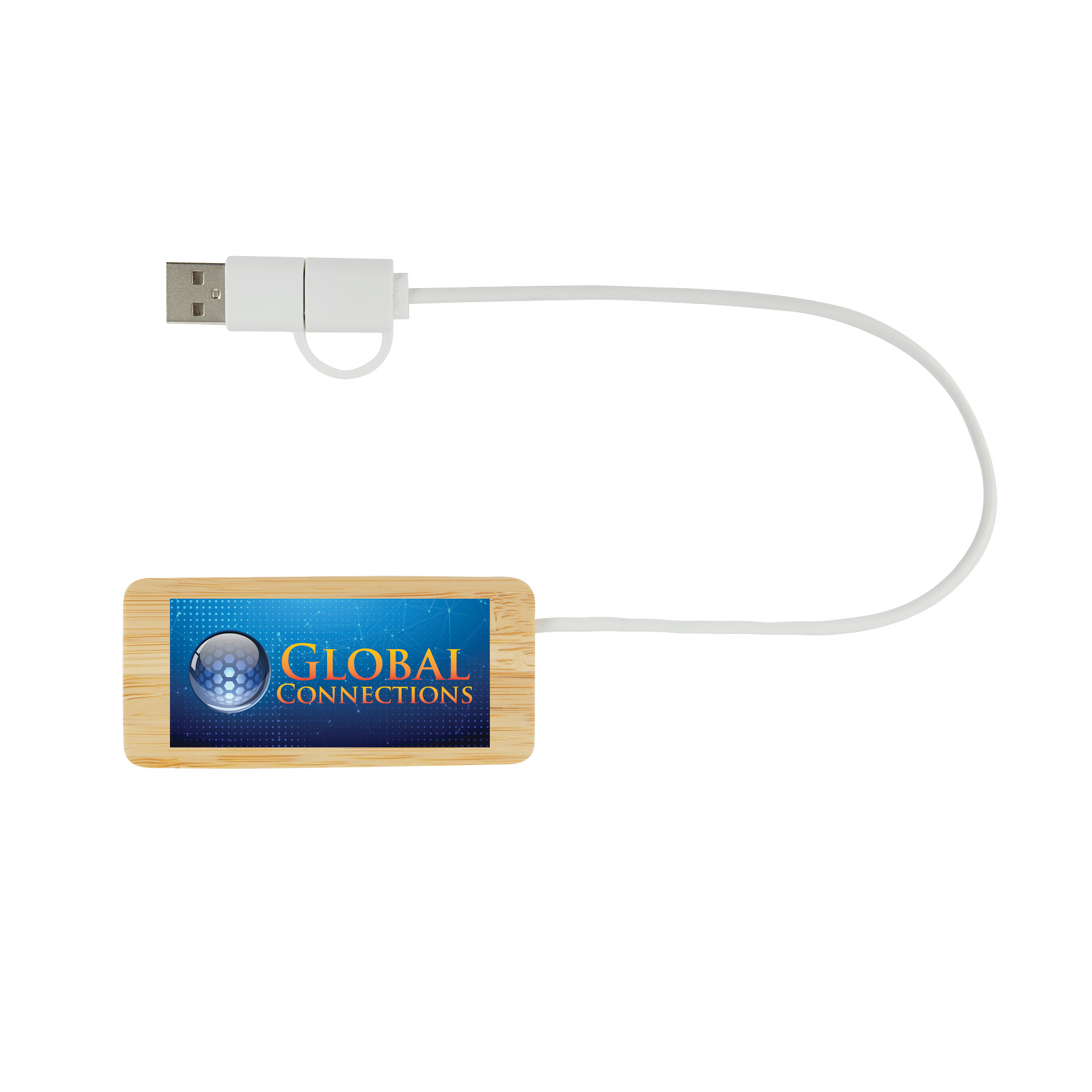 Douglas Bamboo Dual USB Hub 2