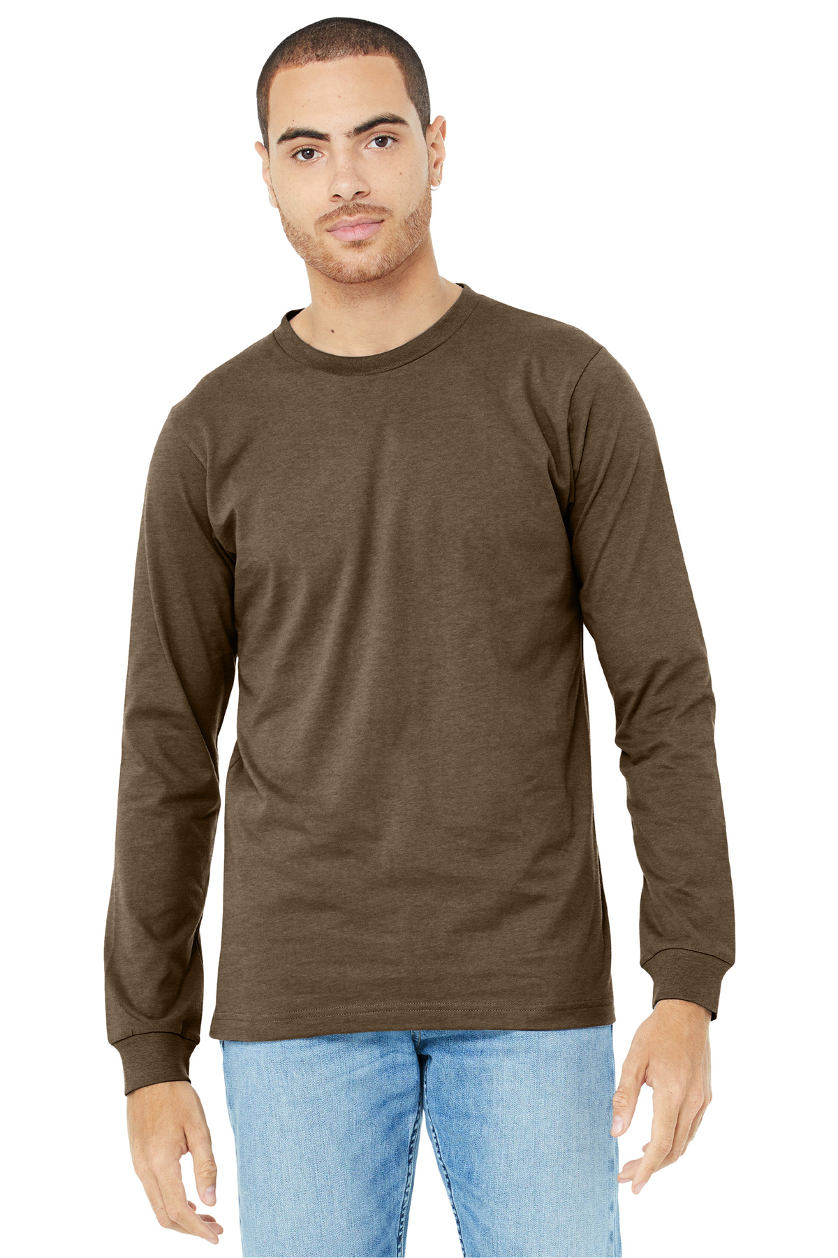 BELLA+CANVAS Unisex Heather CVC Long Sleeve Tee BC3501CVC 119