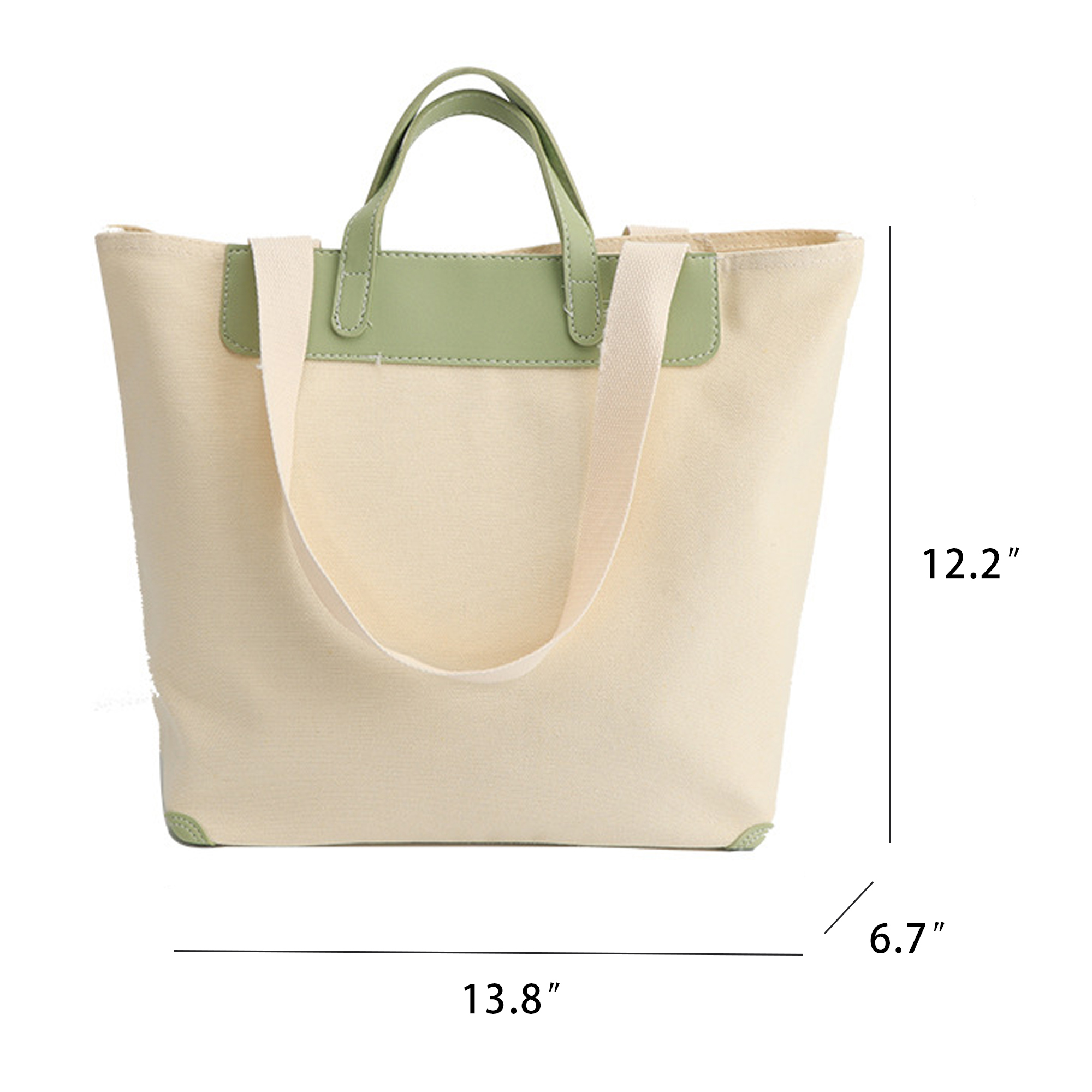 Full Color Natural Cotton Canvas Tote Bag, custom tote bag with logo imprint 2