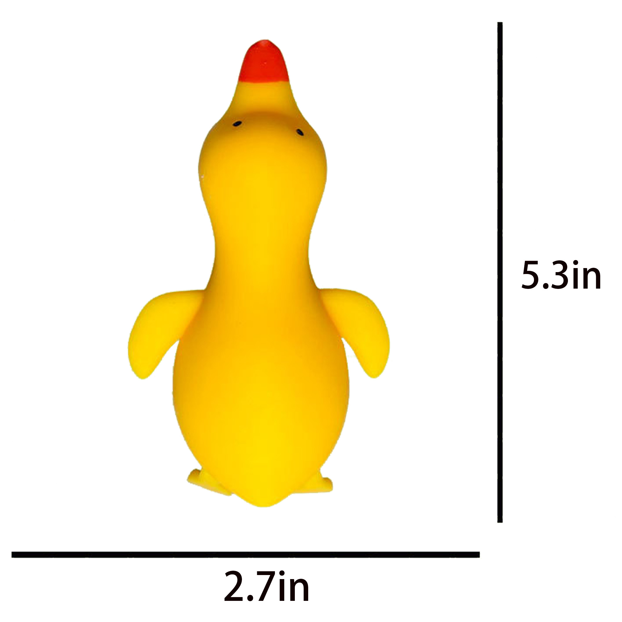 Colorful TPR Duck Squishy Stress Relief Fidget Toy 4