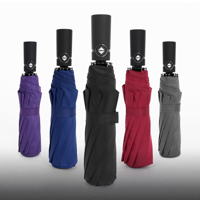 Windproof Automatic Compact Umbrella 4