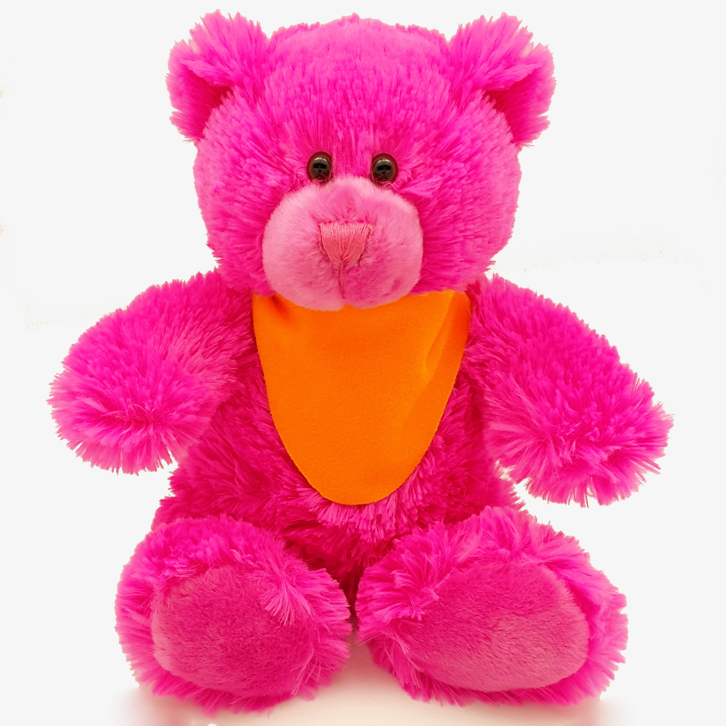 8" Bright Color Hot Pink Bear 6