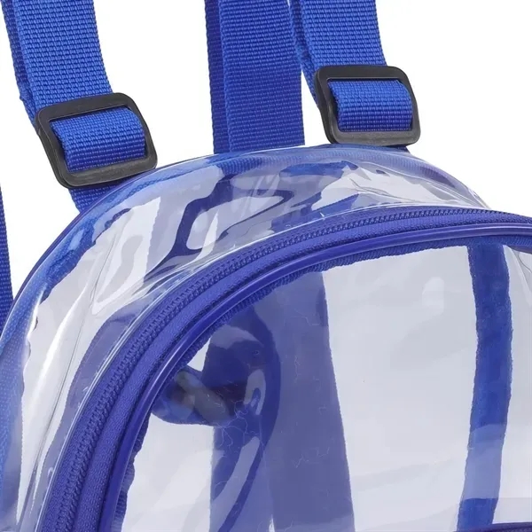 Waterproof Clear Mini PVC Backpack with Transparent Bag 15