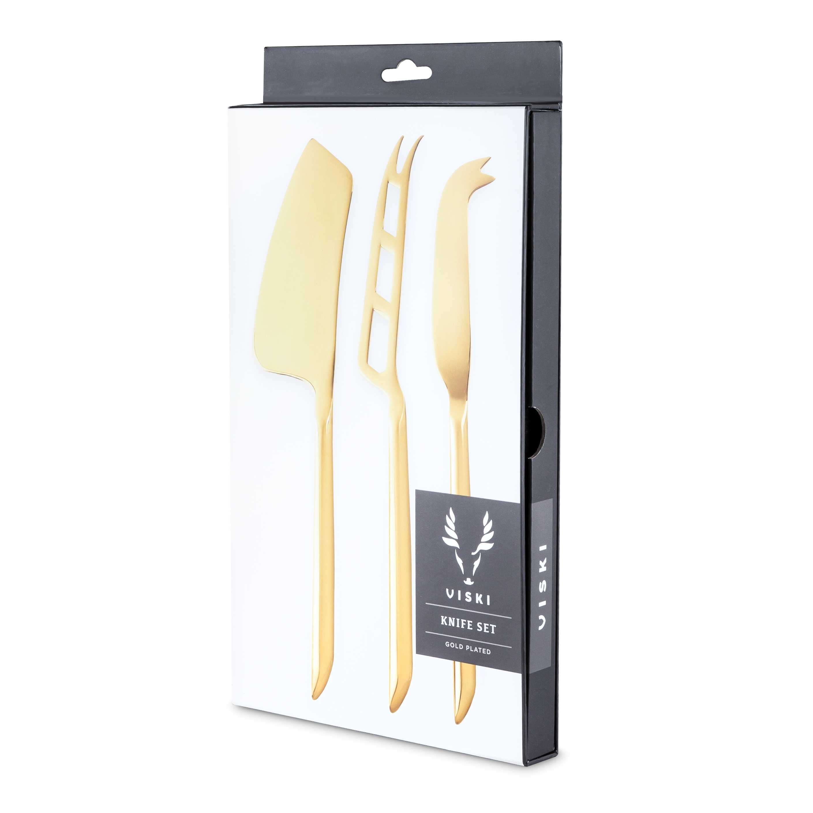 Viski® Gold Cheese Knives 2