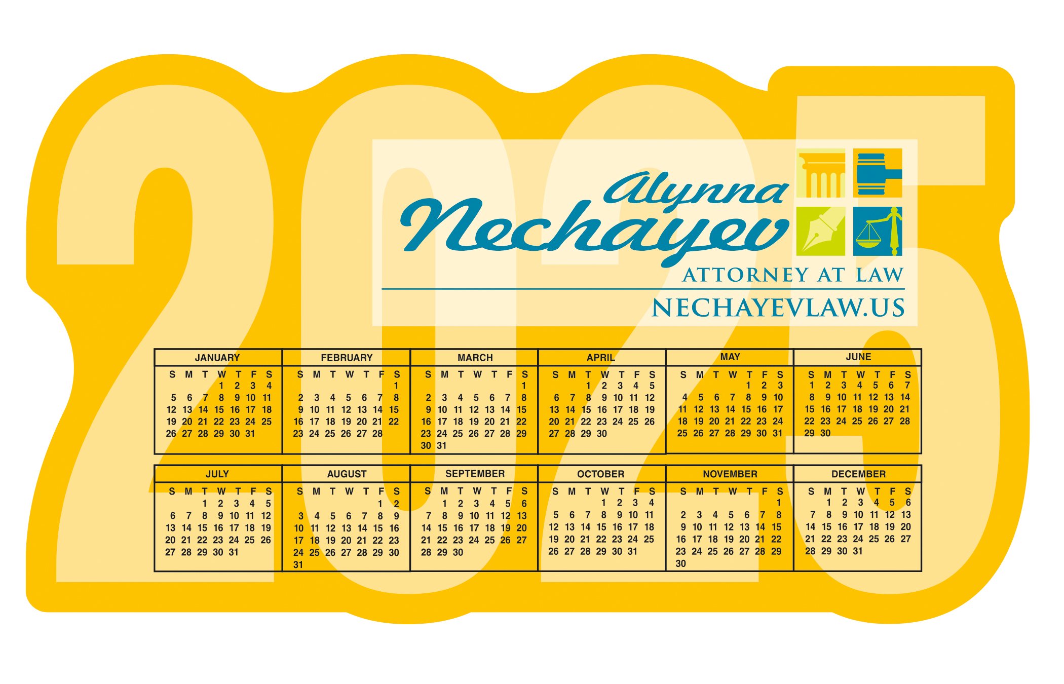 Good Value™ 20 Mil Extra Large Calendar Magnet 3
