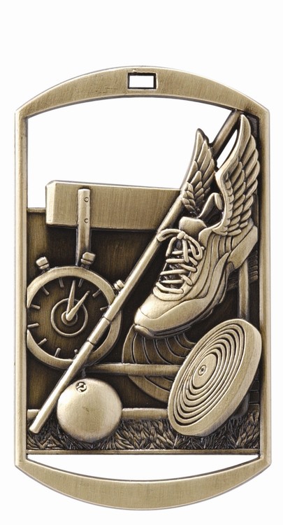 Track & Field DT Series Medal, 2" tall 2