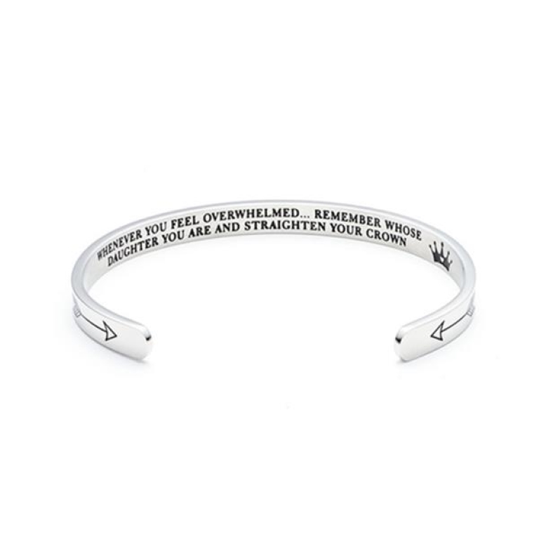 Stainless Steel Carved Couple Chain Bracelet Wrist 6