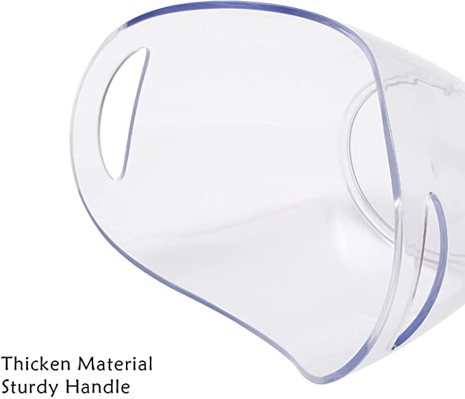 8L Large Clear Acrylic Ice Buckets Drink Containers / Built-in Carrying Handles 5