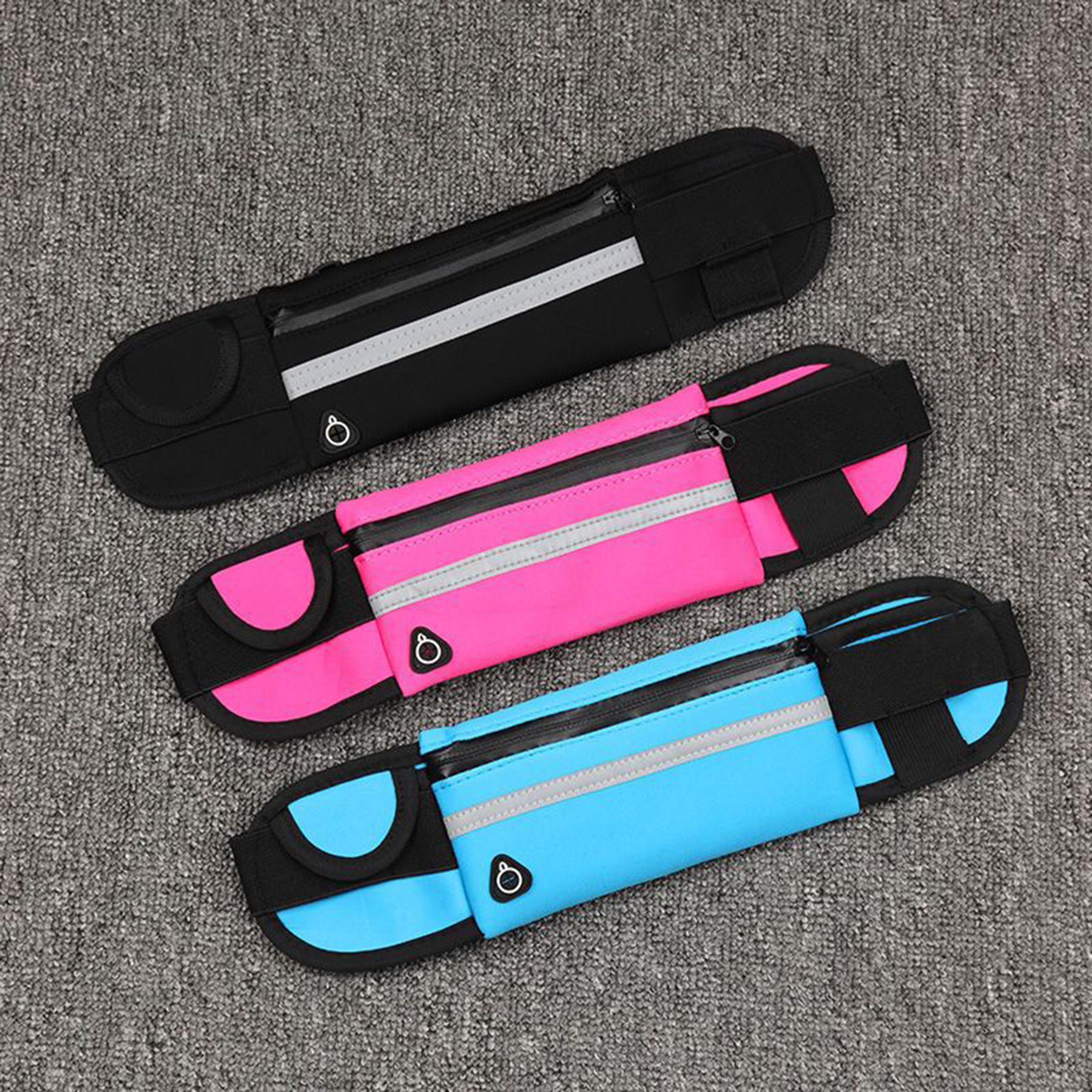 Running Belt with Adjustable Reflective Strap 2